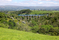43055 & 43046 head over Smardale Viaduct on 12.6.21 with the  Bristol to Carlisle 'Settle & Carlisle Pullman'.