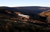 158753 approaches Garsdale on 18.12.21 with 1M53 09.19 Leeds to Carlisle.
