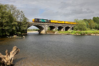 37218 heads over the River Lune at Arkholme with its Blackpool North to Derby test train on 22.5.120.