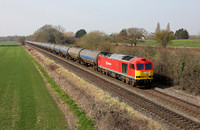 60020 passes Barrow Upon Trent on 23.3.22 with the 11.04 Kingsbury to Humber Oil Refinery.