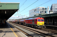 60040 heads through Cardiff Central on 4.8.22 with the 05.00 Robeston  to Westerleigh.