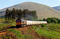 66733 heads away from Bridge of Orchy with the North Blyth to Fort William Alcans on 29.5.18. I made this with about 1 sec to spare!! I really needed to be on the hump behind but my legs could go no f