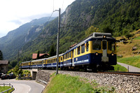 A Interlaken to Grindelwald service passes Burglauenen on 8.7.15.