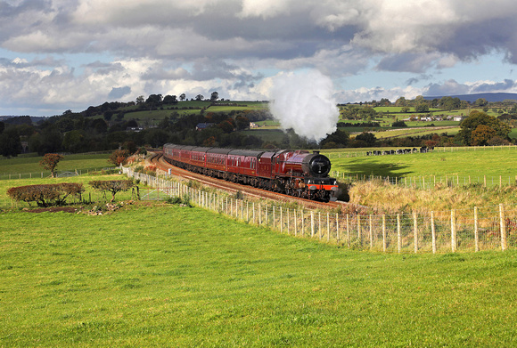6201 passes Langwathby on the 12.10.19 with its CME.