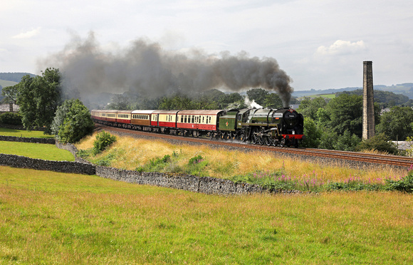 70000 heads away from Settle with Saphos tours 'Fellsman' to Carlisle on 17.7.19