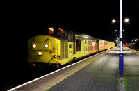37175 waits to depart from Morecambe with 1Q83 14.15 Blackpool North to Derby test train.