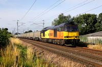 60096 passes Bolton Le Sands with 6Z19 07.30 Tuebrook Sdgs to Shap Harrisons Qry on 27.7.22.