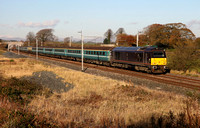 67006 passes Elmsfield on 5.11.12 with a Inverness to Crewe ECS.