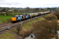 37608 & 37069 pass Elmsfield on 6.4.12 with day 1 of the 'Easter Chieftain' from Exeter to Dumbarton
