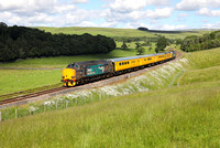 37218 & 37059 heads along the Little North Western at Eldroth.
