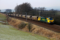 70014 heads 4S41 past Beck Houses on 3.2.12