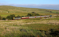 Lady Diana passes Ais Gill summit on 1.9.20 with the 17.58 Appleby to Skipton.
