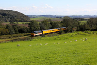 37419 heads towards Silverdale on 1.9.20 with its Derby to Carlisle test train.