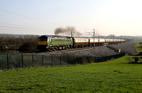 47815 heads away from Carnforth with the Northern Belle ECS for Oxenholme on 25.3.22