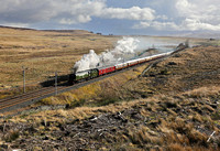 34067 'Tangmere' heads towards Shap Summit on 24.2.22 with a Northern Belle trip to Carlisle.
