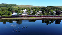 45407 works away from Corpach on 4.6.22 on a beautiful still day.