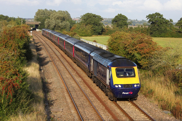 43192 heads away from  Swindon on 10.9.11