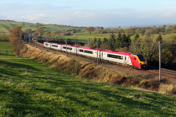 A Birmingham bound Voyager heads past Lambrigg on 2.11.11