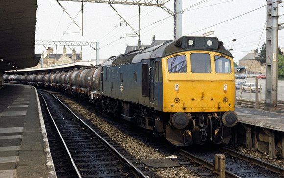 The ICI train from Glaxo to Runcorn arrives at Carnforth.