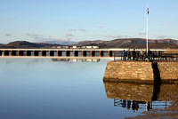 68004 & 68007 pass Arnside on 2.1.25 with 6C51 Sellafield to Heysham.