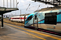 397009 & 800201 wait at Carlisle on 20.7.22.