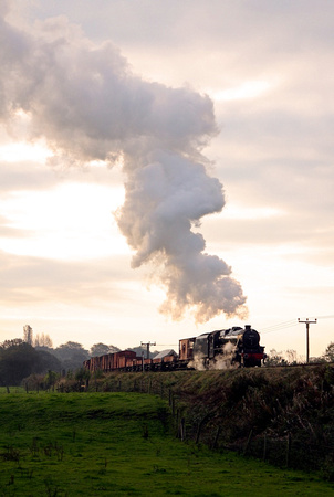 45231 heads past Burrs on  22.10.11 during the East Lancs Gala.