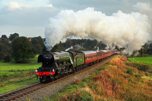 In fading light 60103 heads past Burrs on 14.10.16.